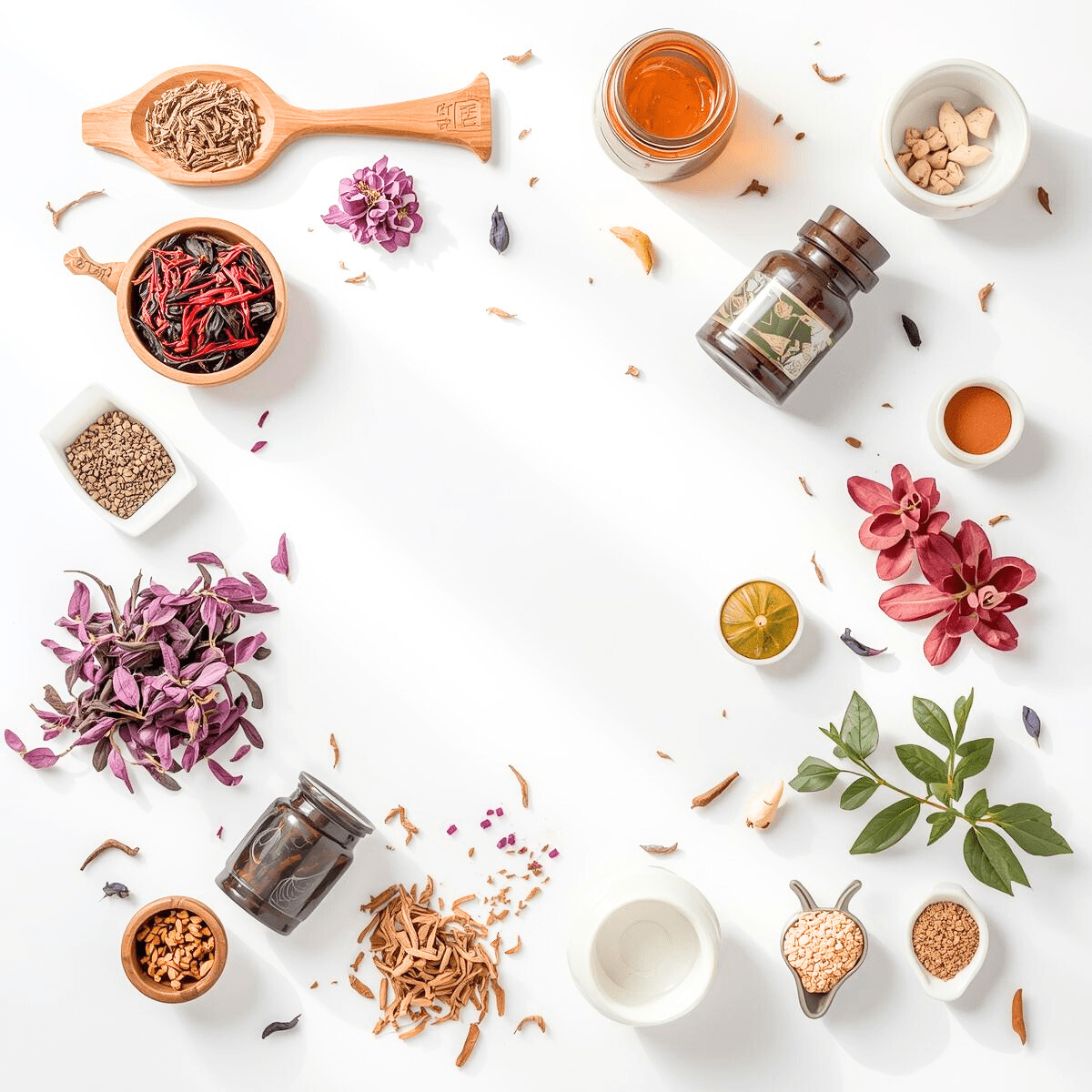 Untitled design (61) four wooden spoons with herbs