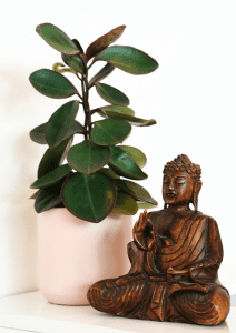 Woman receiving acupuncture therapy